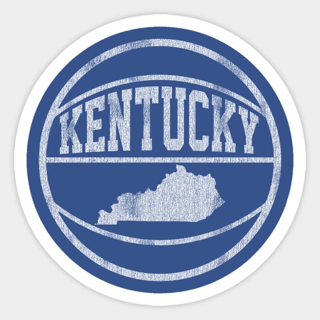 Kentucky Retro Basketball Sticker by KentuckyYall